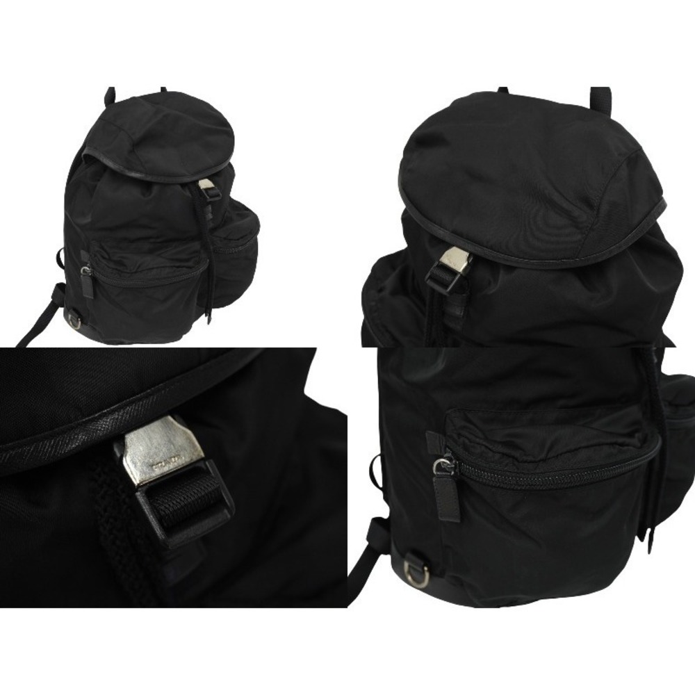 Prada Rucksack Daypack Backpack Triangle Logo Nyl… - image 4